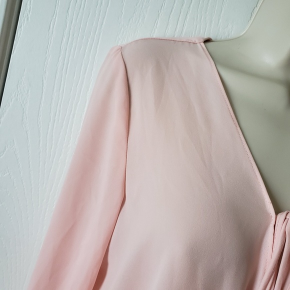 WAYF Long Sleeve Chiffon Blouse - Picture 3 of 7